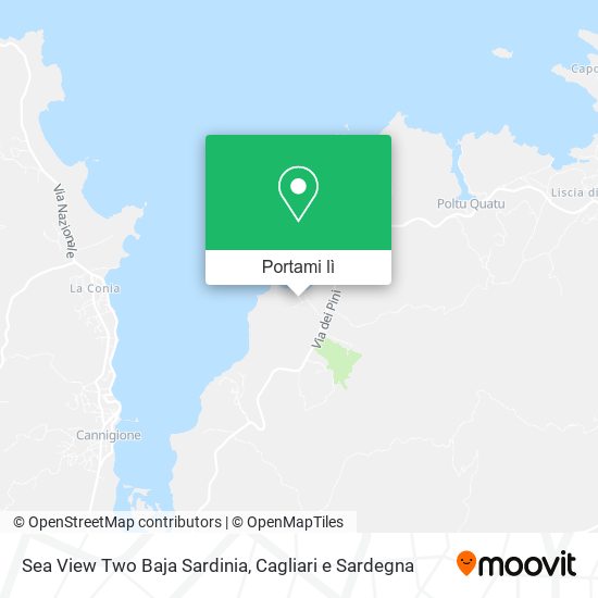 Mappa Sea View Two Baja Sardinia