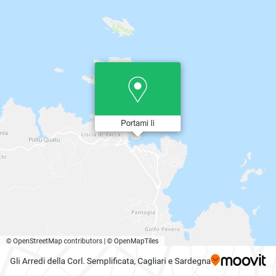 Mappa Gli Arredi della Corl. Semplificata