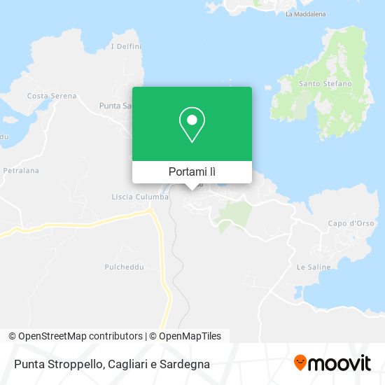 Mappa Punta Stroppello