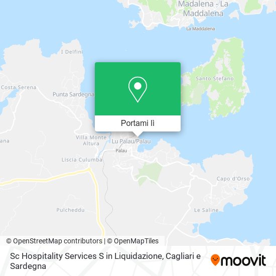 Mappa Sc Hospitality Services S in Liquidazione