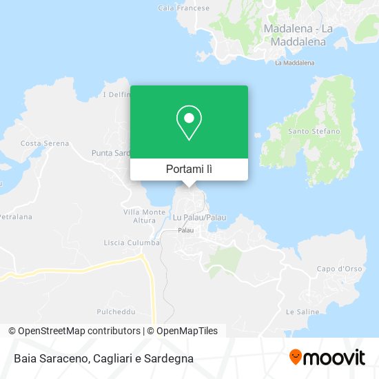 Mappa Baia Saraceno