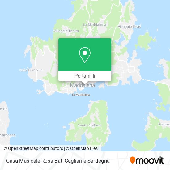 Mappa Casa Musicale Rosa Bat