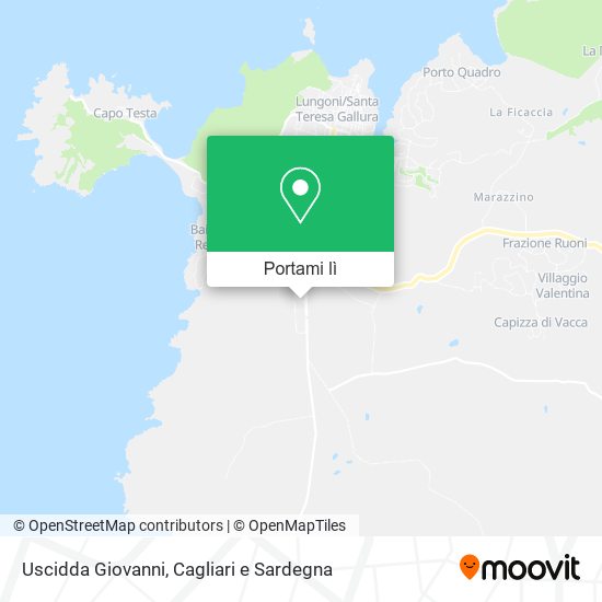 Mappa Uscidda Giovanni