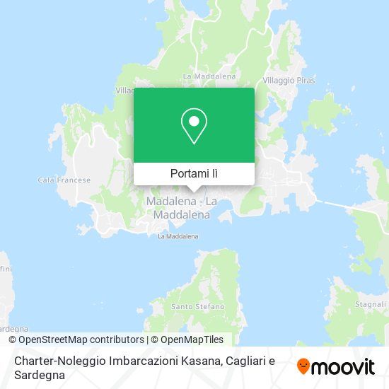 Mappa Charter-Noleggio Imbarcazioni Kasana