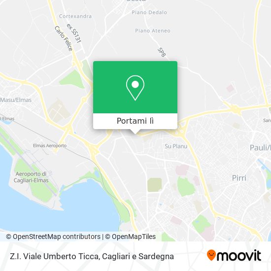 Mappa Z.I. Viale Umberto Ticca