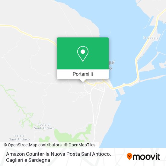 Mappa Amazon Counter-la Nuova Posta Sant'Antioco