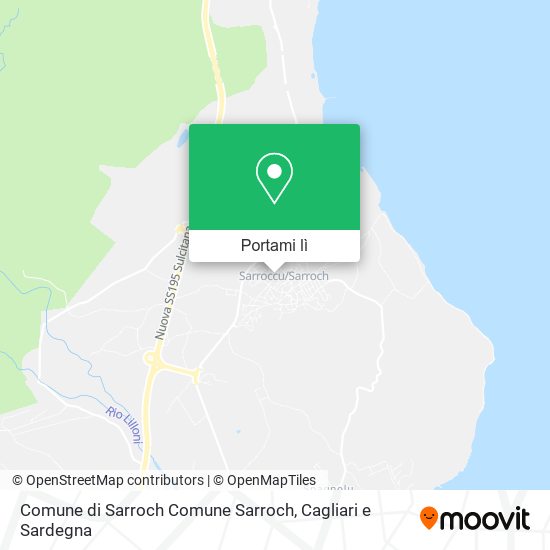 Mappa Comune di Sarroch Comune Sarroch