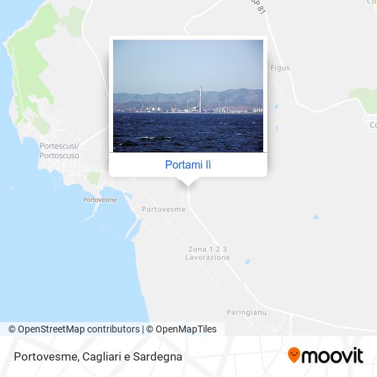 Mappa Portovesme