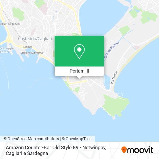 Mappa Amazon Counter-Bar Old Style 89 - Netwinpay