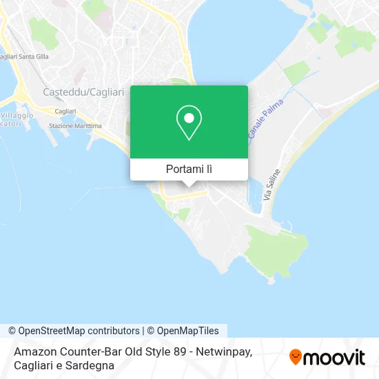 Mappa Amazon Counter-Bar Old Style 89 - Netwinpay