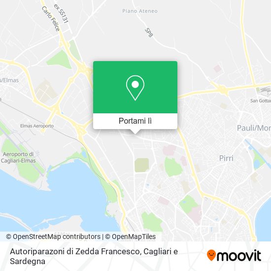 Mappa Autoriparazoni di Zedda Francesco