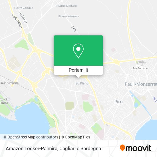 Mappa Amazon Locker-Palmira