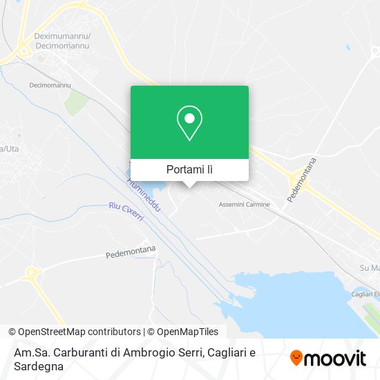 Mappa Am.Sa. Carburanti di Ambrogio Serri