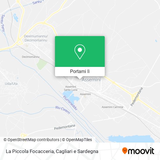 Mappa La Piccola Focacceria