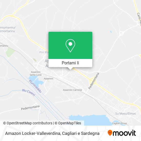 Mappa Amazon Locker-Valleverdina