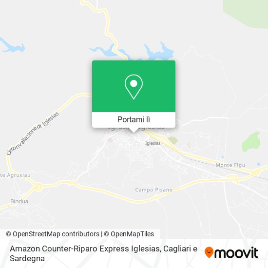 Mappa Amazon Counter-Riparo Express Iglesias