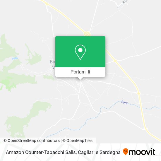 Mappa Amazon Counter-Tabacchi Salis