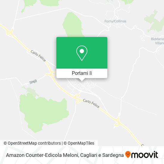 Mappa Amazon Counter-Edicola Meloni