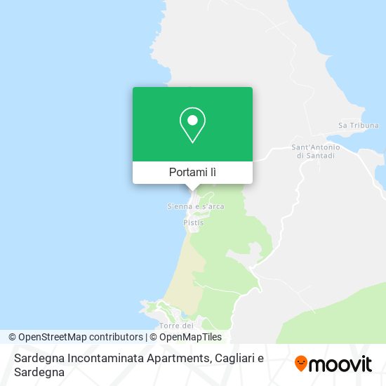 Mappa Sardegna Incontaminata Apartments