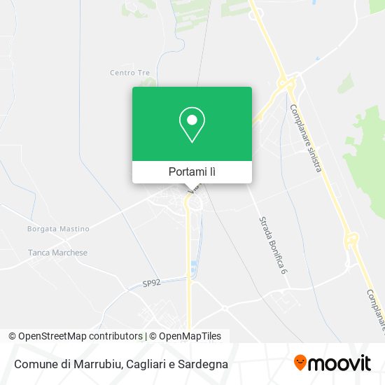 Mappa Comune di Marrubiu
