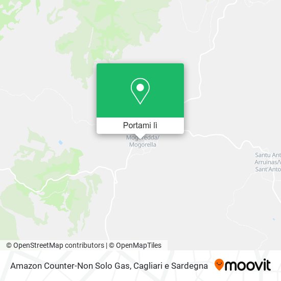 Mappa Amazon Counter-Non Solo Gas