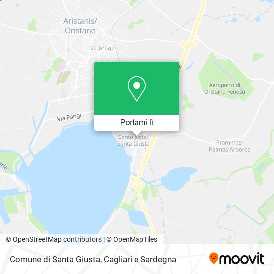 Mappa Comune di Santa Giusta