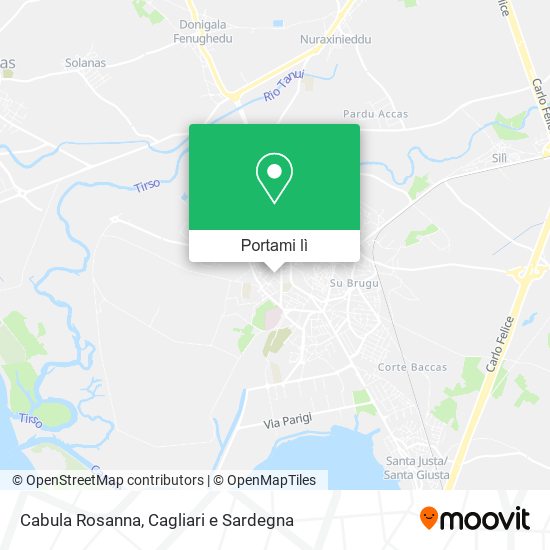 Mappa Cabula Rosanna