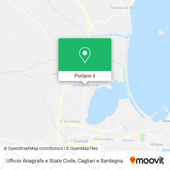 Mappa Ufficio Anagrafe e Stato Civile