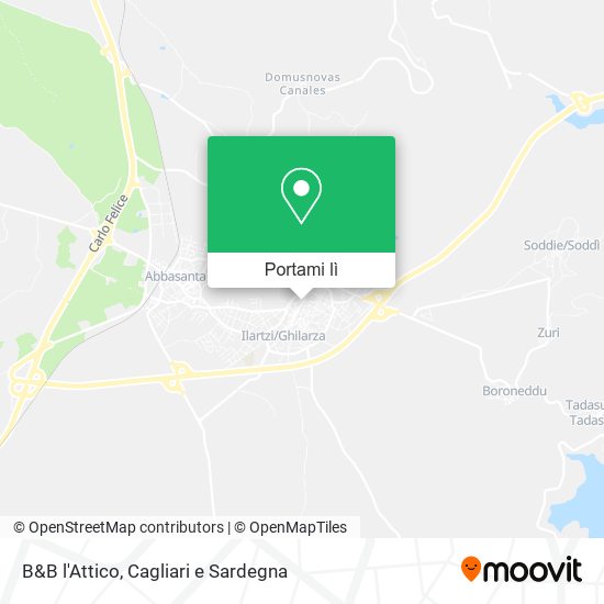 Mappa B&B l'Attico