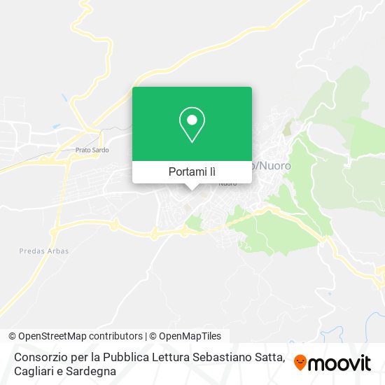 Mappa Consorzio per la Pubblica Lettura Sebastiano Satta