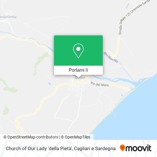 Mappa Church of Our Lady 'della Pietà'