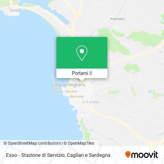 Mappa Esso - Stazione di Servizio