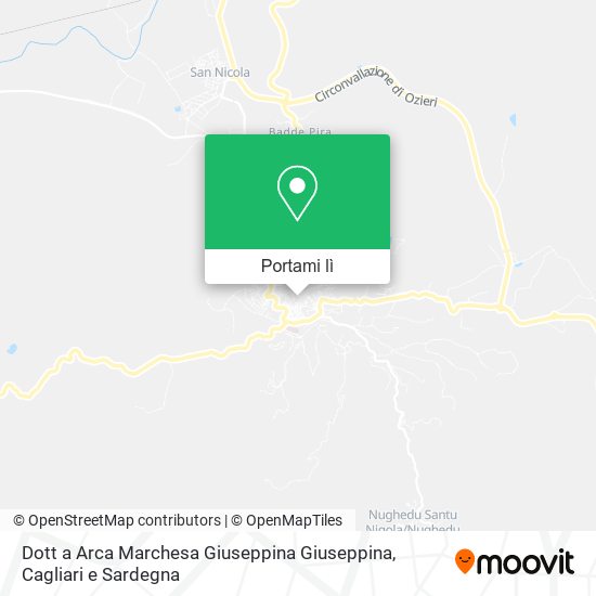 Mappa Dott a Arca Marchesa Giuseppina Giuseppina