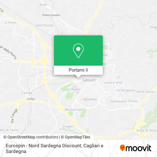 Mappa Eurospin - Nord Sardegna Discount