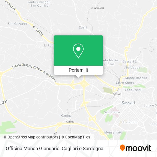 Mappa Officina Manca Gianuario