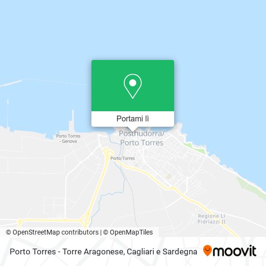 Mappa Porto Torres - Torre Aragonese