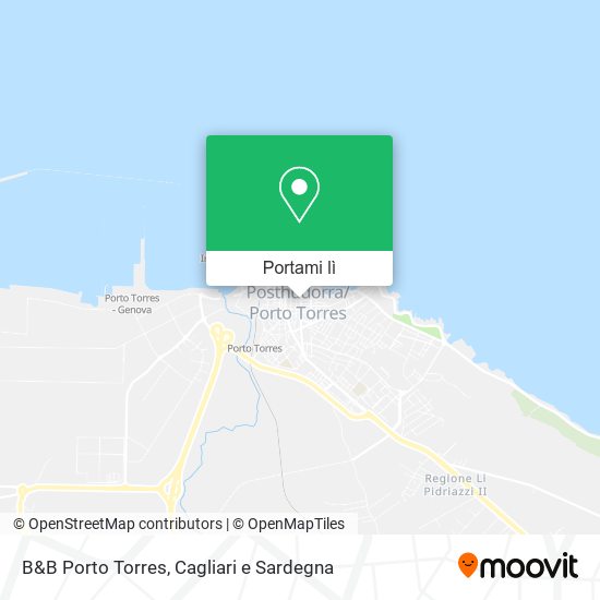 Mappa B&B Porto Torres