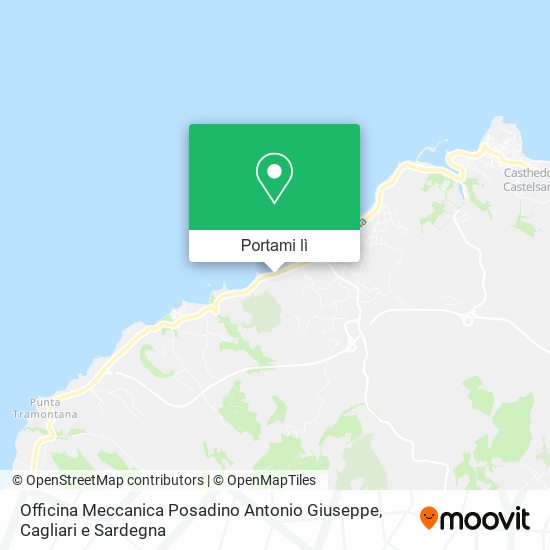 Mappa Officina Meccanica Posadino Antonio Giuseppe