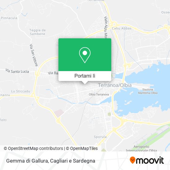 Mappa Gemma di Gallura