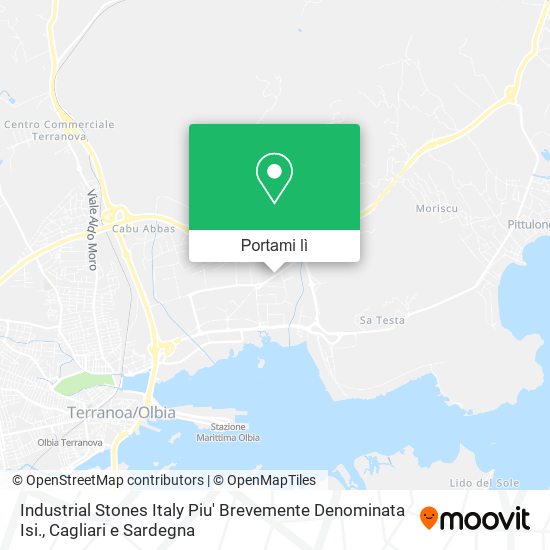 Mappa Industrial Stones Italy Piu' Brevemente Denominata Isi.