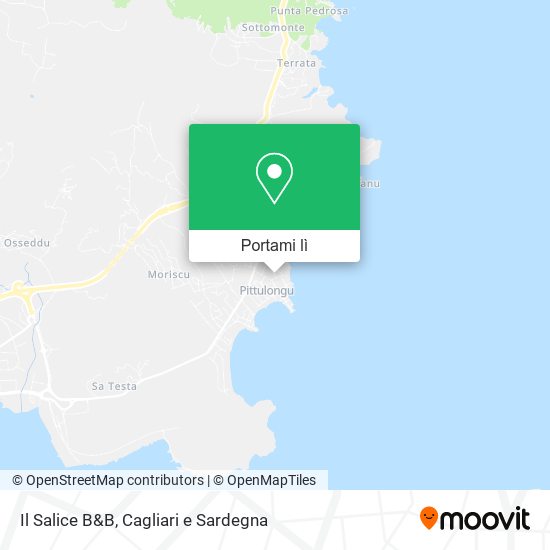 Mappa Il Salice B&B