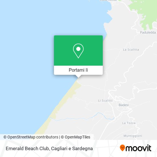Mappa Emerald Beach Club