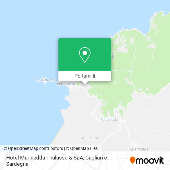 Mappa Hotel Marinedda Thalasso & SpA
