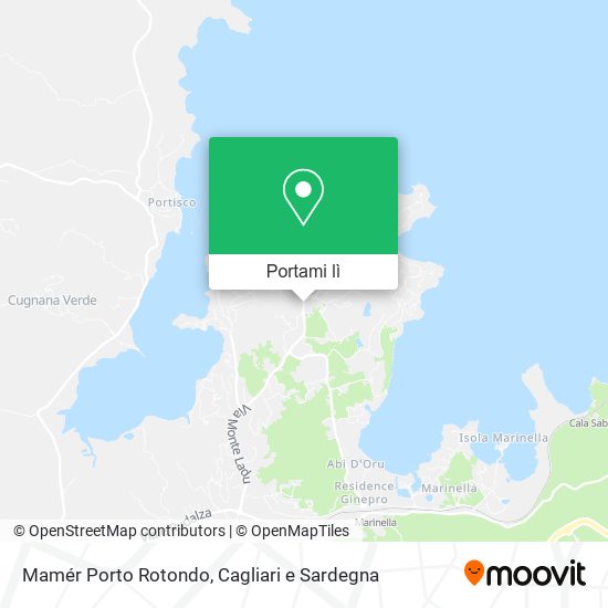 Mappa Mamér Porto Rotondo