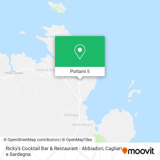Mappa Ricky's Cocktail Bar & Restaurant - Abbiadori