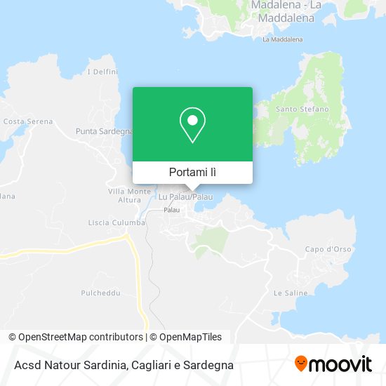 Mappa Acsd Natour Sardinia