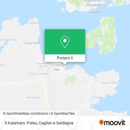 Mappa Il Kalamaro -Palau