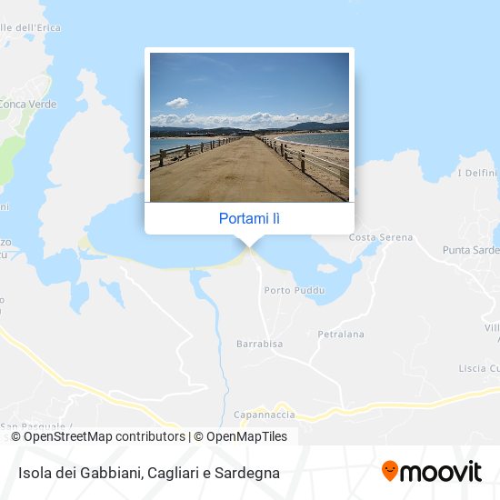 Mappa Isola dei Gabbiani