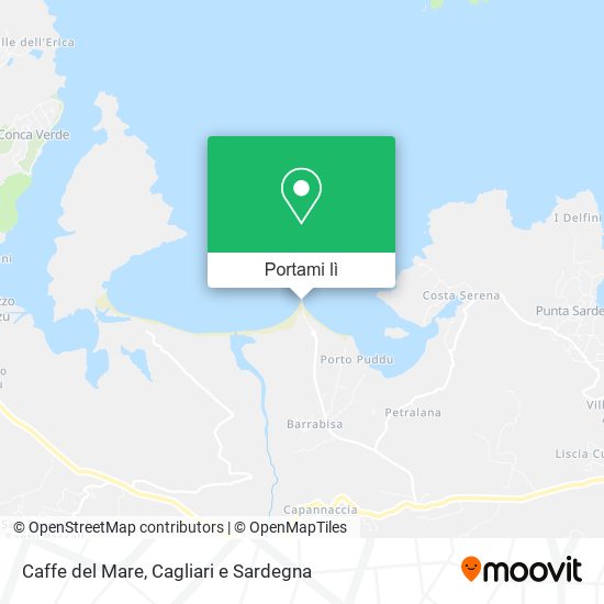 Mappa Caffe del Mare