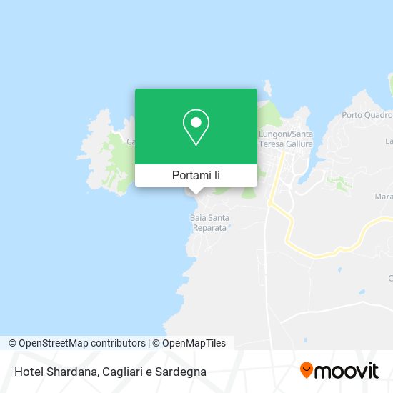 Mappa Hotel Shardana